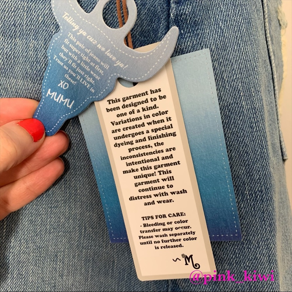 Show Me Your Mumu Atlanta A Line Denim Skirt Size:  28 - Picture 11 of 11